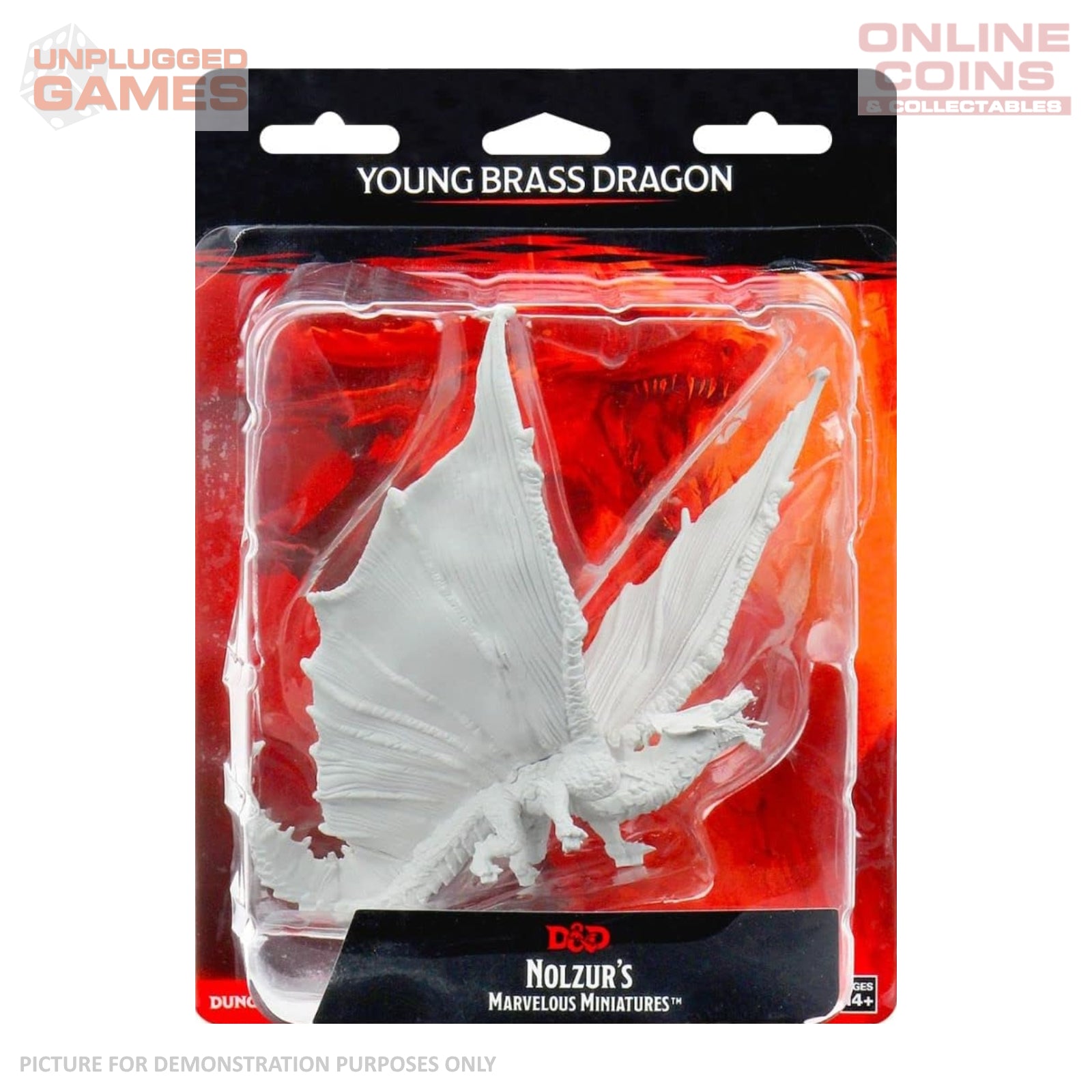 Dungeons & Dragons Nolzurs Marvelous Unpainted Miniatures - Young Brass Dragon